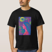 Erwachte Sicht - T-Shirt der psychedelischen Waldm (Vorderseite)