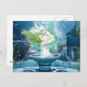 Erwachte Stadt Postkarte (Vorne/Hinten)