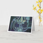 Erwachung: Miniaturen (Geburtstag) Karte (Gelbe Blume)