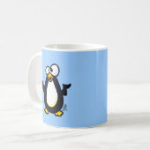 Erwägen des Pinguins Kaffeetasse (Vorderseite Links)