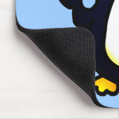 Erwägen des Pinguins Mousepad (Ecke)