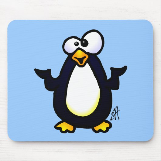 Erwägen des Pinguins Mousepad (Vorne)