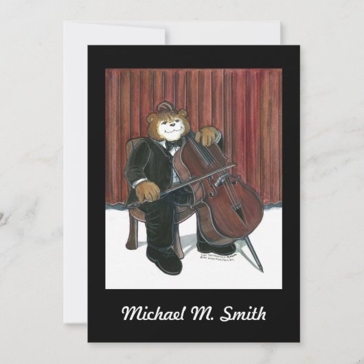 Erwägung - Cello Einladung (Vorderseite)