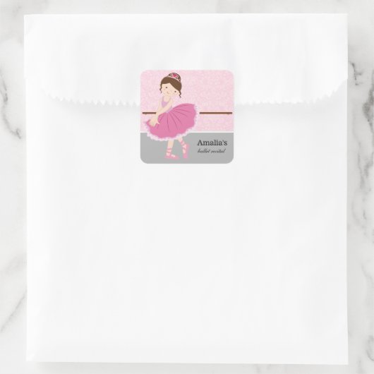 Erwägung der Brieftasche Quadratischer Aufkleber (Tasche)