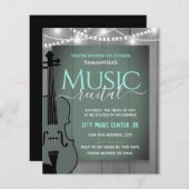 Erwägung der Geigermusik förmliche Einladung (Vorne/Hinten)