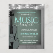 Erwägung der Geigermusik förmliche Einladung (Vorderseite)