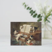 Erwägung der Kätzchen | Carl Reichert Postkarte (Stehend Vorderseite)