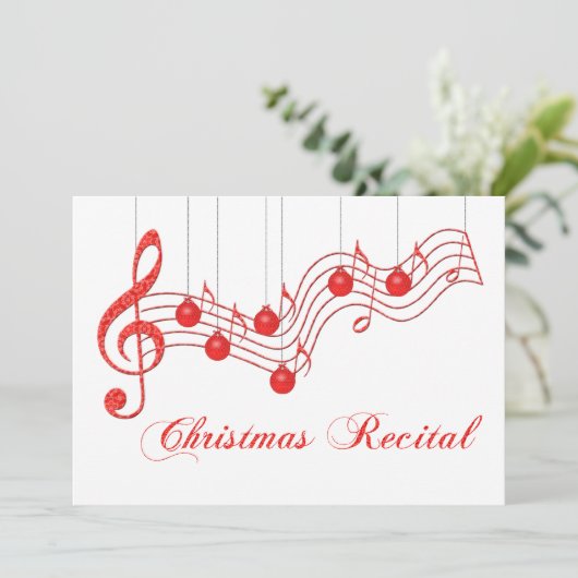 Erwägung der Weihnachtsstimme Einladung (Stehend Vorderseite)