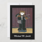 Erwägung - Geige Einladung (Vorderseite)