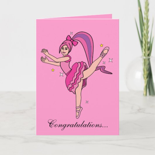 Erwägung Herzlichen Glückwunsch an die Rose! Karte (Vorderseite)