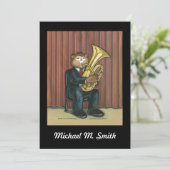 Erwägung - Tuba Einladung (Stehend Vorderseite)