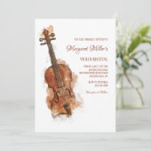 Erwägung Violine Einladung (Stehend Vorderseite)