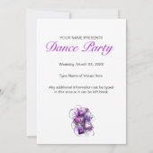 Erwägungsgrunden-Einladung des Tanz-3D (Sommer) Einladung (Rückseite)