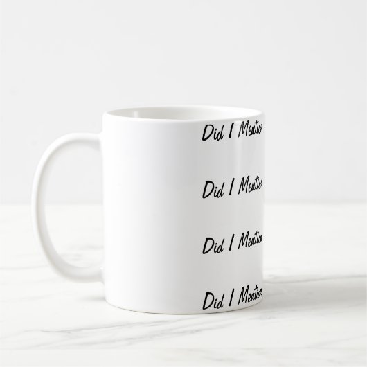 Erwähnte ich, dass ich OCD habe? Kaffeetasse (Links)