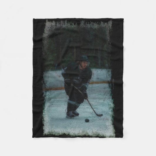 Erwärmung des Eishockey-Spielers Fleecedecke (Vorderseite)
