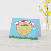 Erwärmung des Hauses Karte (Gelbe Blume)