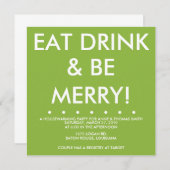 Erwärmung Einladung (Vorne/Hinten)