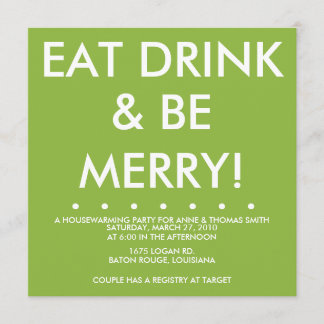 Erwärmung Einladung