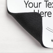 Erwärmung für Golf Lady Golfer Mousepad (Ecke)