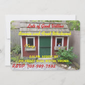 Erwärmung im Haus - Einladung (Rückseite)