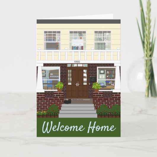 Erwärmung im Haus Karte (Vorderseite)