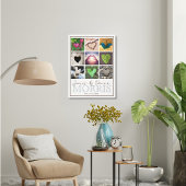 Erwärmung Monogramm Foto Leinwanddruck