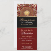 Erwärmung Om Earth Party Einladung (Rückseite)