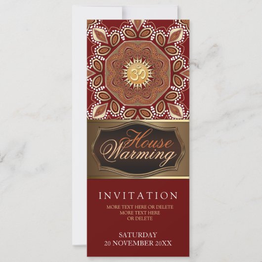 Erwärmung Om Earth Party Einladung (Vorderseite)