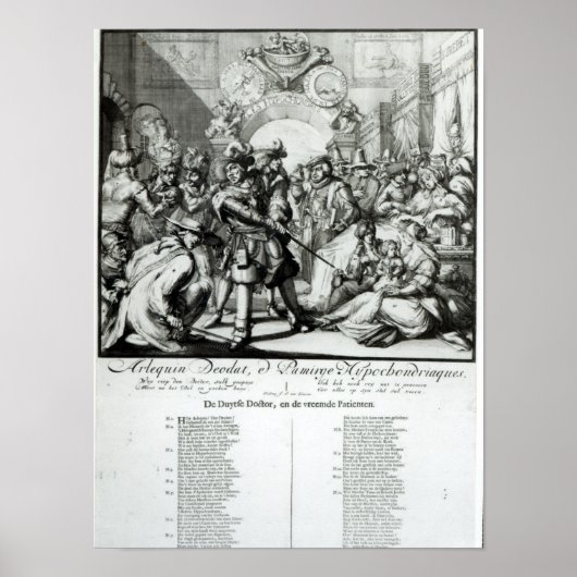 Erwärmung Pan Baby, c.1688 Poster (Vorne)