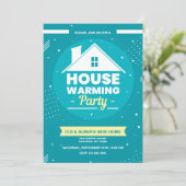 Erwärmung-Party Einladung (Stehend Vorderseite)