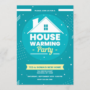 Erwärmung-Party Einladung