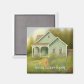 Erwärmung von Grünhäusern Magnet (Vorderseite/Rückseite)