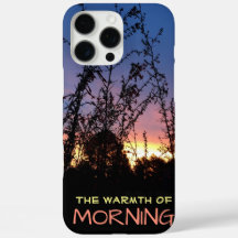 Erwärmung von Sonnenaufgang auf Horizontfotografie