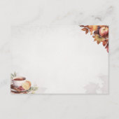 Erwärmung Wassail Basic Blank Recicard Begleitkarte (Vorderseite)