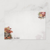 Erwärmung Wassail Basic Blank Recicard Begleitkarte (Rückseite)