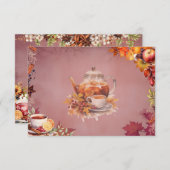 Erwärmung Wassail Blank Recipe Card Begleitkarte (Vorne/Hinten)