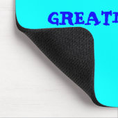 "Erwarte Größe" Mousepad (Ecke)