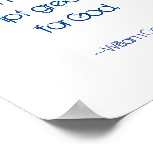 Erwarte Großes Poster (Ecke)