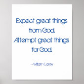 Erwarte Großes Poster (Vorne)