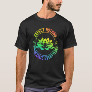 Erwarte Nichts Schätze Alles Yoga Vintage  T-Shirt
