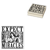 Erwarte Wunder montierter Stempel 2,5" (Stempel)