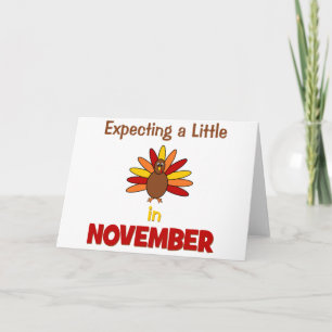 Erwarten ein kleines Putenbraten im November! Ankündigung