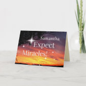 Erwarten Sie, dass Miracles Sparkle Sunset bald ei Karte (Vorderseite)