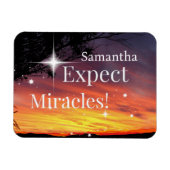 Erwarten Sie, dass Miracles Sparkle Sunset bald ei Magnet (Horizontal)