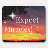 Erwarten Sie, dass Wunder das Sonnenuntergang spre Mousepad (Vorne)