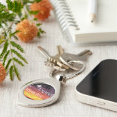 Erwarten Sie, dass Wunder das Sonnenuntergang spre Schlüsselanhänger (Seite)