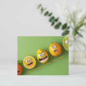 Erwarten Sie Drama Funny Faces Postkarte (Stehend Vorderseite)