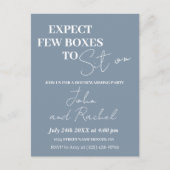 Erwarten Sie ein paar Boxen, um sich auf lustigen  Postkarte (Vorderseite)