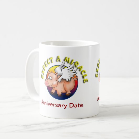 Erwarten Sie ein Wunder --- OM Anerkennung Kaffeetasse (Vorderseite Links)