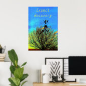 Erwarten Sie Erholung Motivierend Poster (Heimbüro)